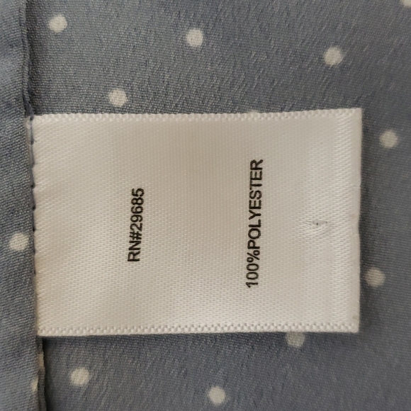 Pendleton Blue W White Dots Button Up Shirt - Picture 8 of 9